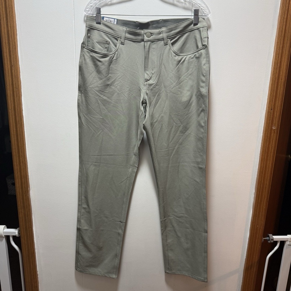 Greg Norman Pant Men's Golf Performance Stretch Gray Size‎ 32x30 NEW WITH TAGS